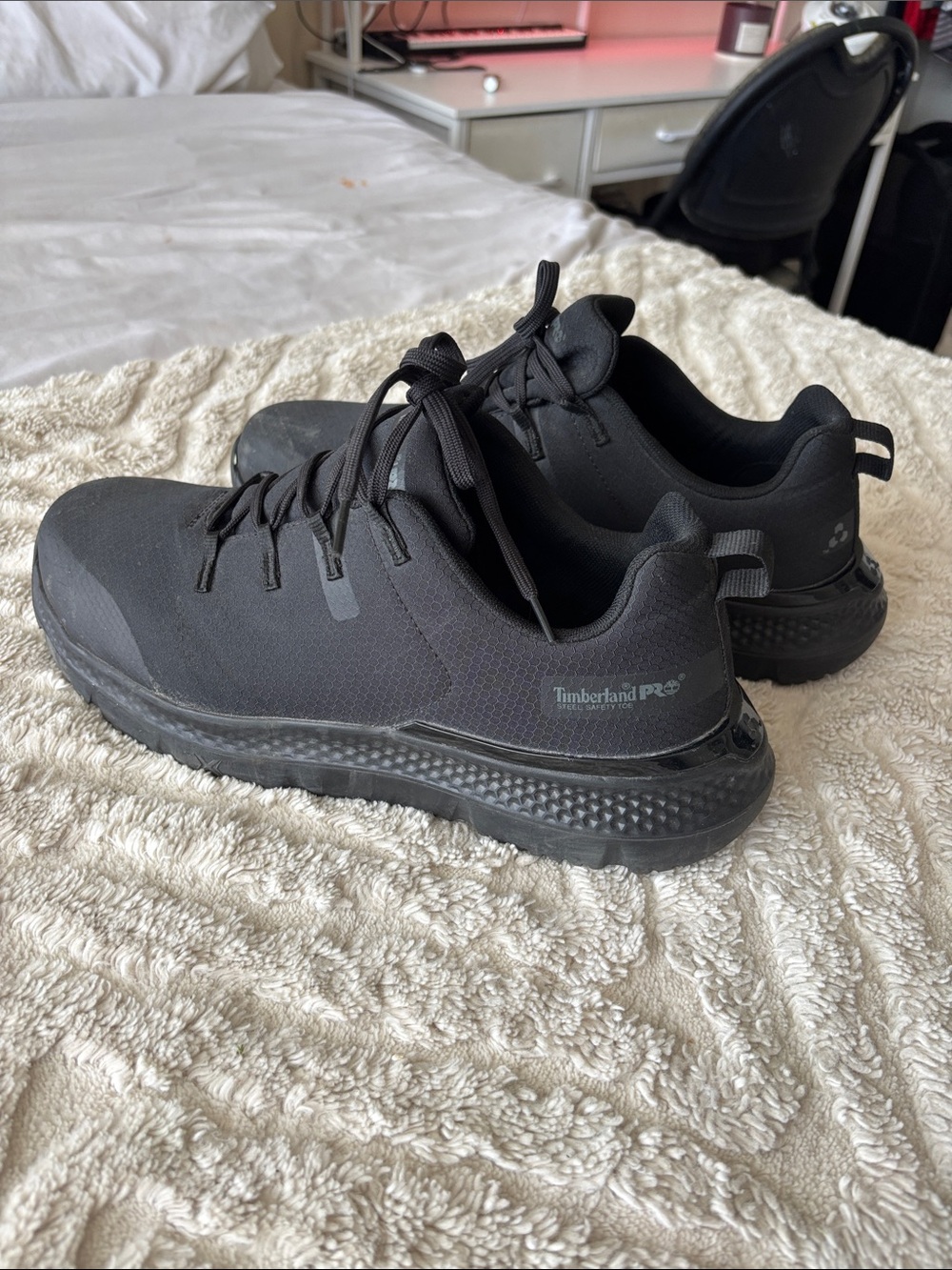 Timberland PRO Men's All-Black Athletic Work Shoes